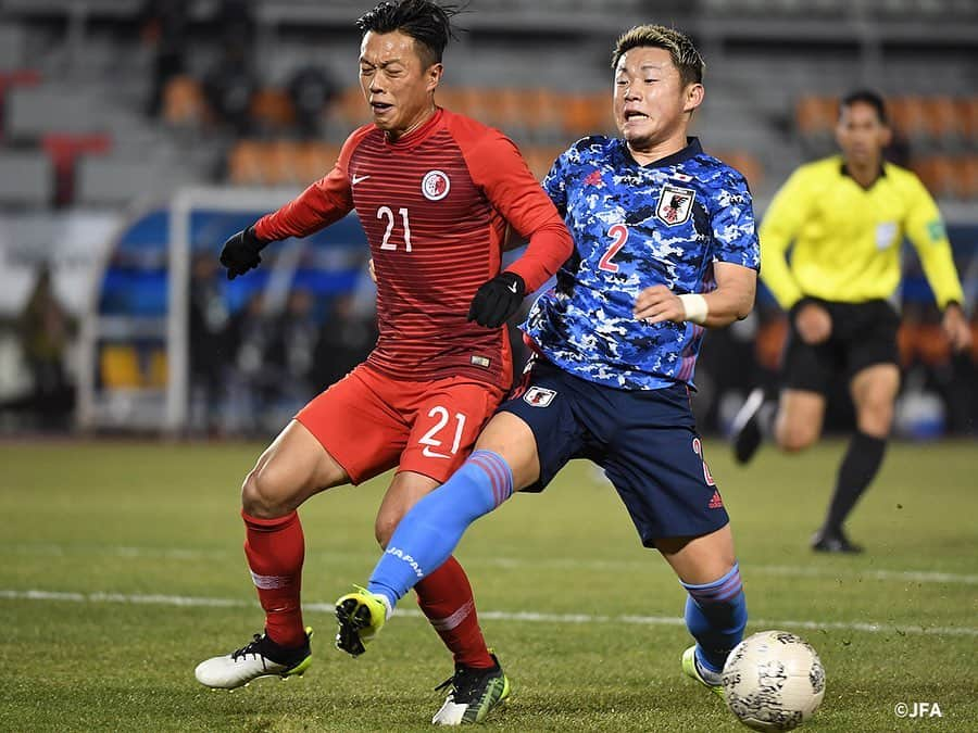 日本サッカー協会さんのインスタグラム写真 - (日本サッカー協会Instagram)「📸Match photos｜#SAMURAIBLUE 代表デビュー小川選手が3得点など香港に5-0で勝利 ・ ―――――――――――――――――― EAFF E-1サッカー選手権2019 決勝大会 📅12/14（土） 19:30KO 🇯🇵#SAMURAIBLUE 5-0 香港 ⚽#菅大輝 ⚽#田川享介 ⚽#小川航基 ×3 ・ >>NEXT MATCH 📆12/18 19:30KO 🆚韓国🇰🇷 📍Busan Asiad Main Stadium 📺フジテレビ 👉大会情報はJFA.jpへ ・ #daihyo #E1 #新しい景色を2022」12月15日 17時49分 - japanfootballassociation