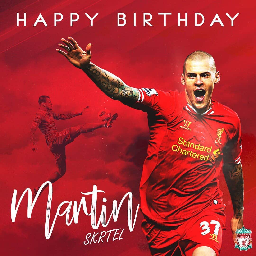 リヴァプールFCさんのインスタグラム写真 - (リヴァプールFCInstagram)「Happy birthday, @martin37skrtel! 🎉 #LFC #LiverpoolFC #Skrtel」12月15日 22時30分 - liverpoolfc