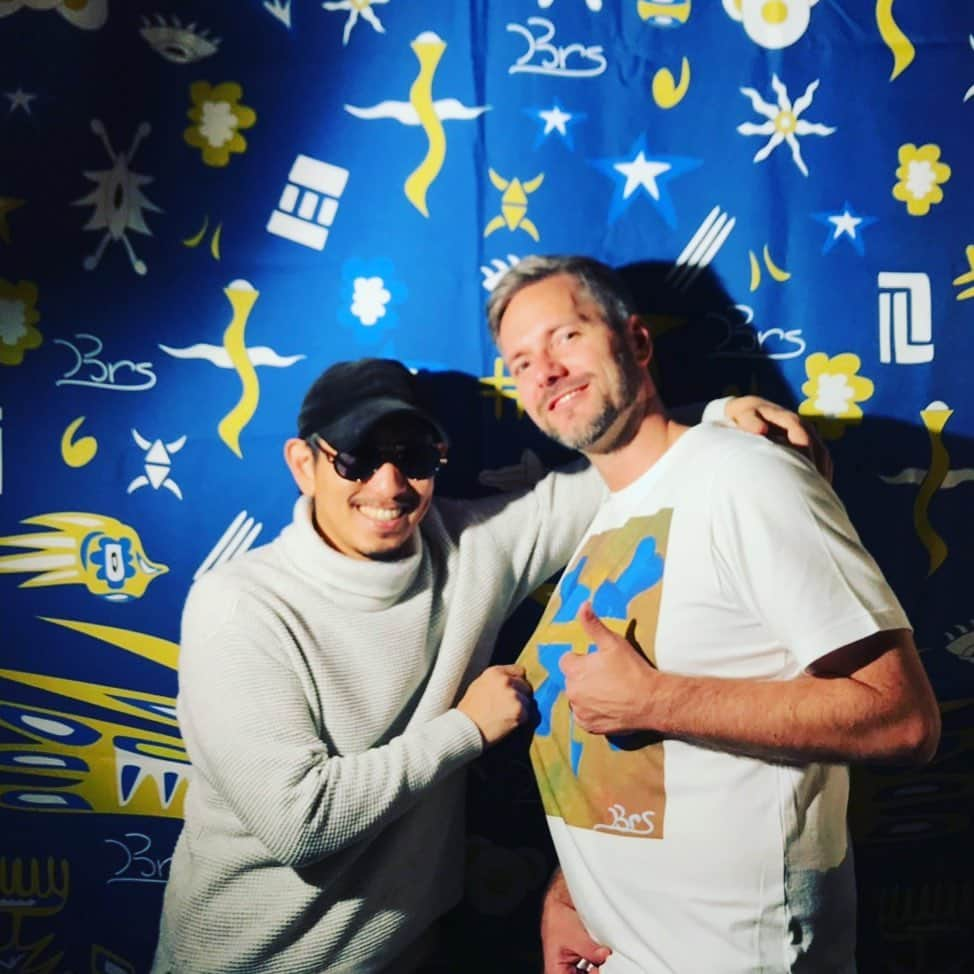 三木道三さんのインスタグラム写真 - (三木道三Instagram)「Big up Swedish Mad Painter @krspaints at Swedish embassy’s Party .」12月15日 22時49分 - dozan11