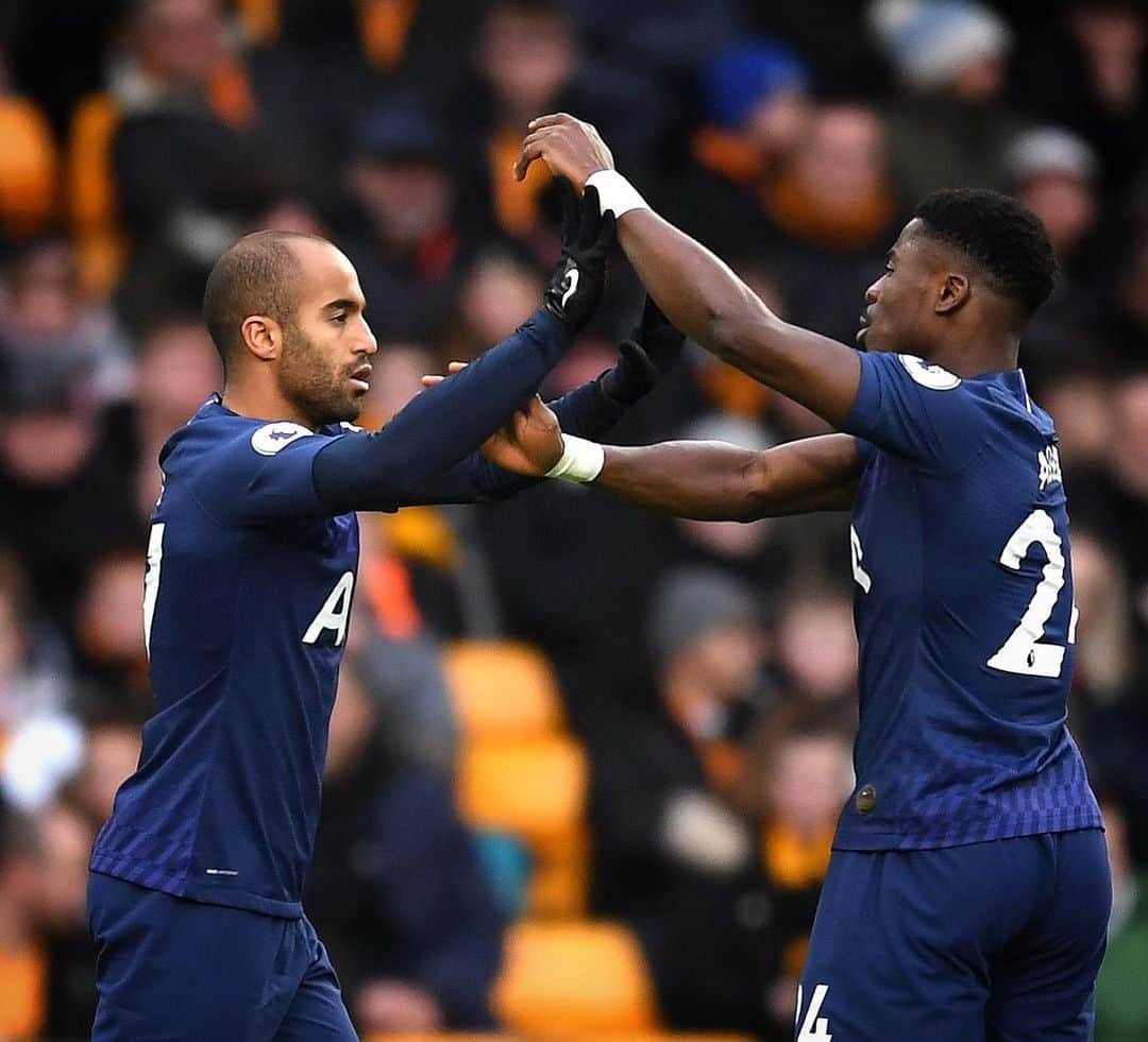 トッテナム・ホットスパーFCさんのインスタグラム写真 - (トッテナム・ホットスパーFCInstagram)「A fine individual effort from @lucasmoura7 gives us an early lead at Molineux! ⚡️ 🔥 #COYS #THFC」12月15日 23時20分 - spursofficial