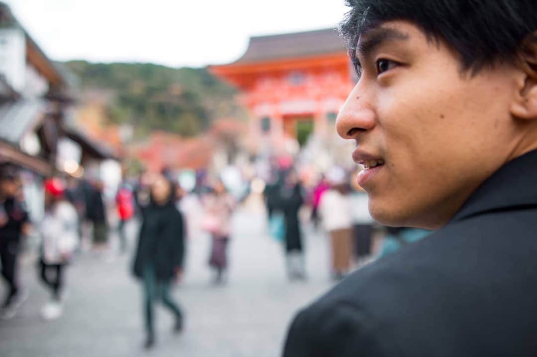 Terry Birdのインスタグラム：「#kiyomizudera  Photo by @michaelsyoma  Musim fall tu sudah nak habis. Pastu musim winter akan datang! Saya nak tengok salji tahun ni. . . #jepun #orangjepun #kyoto」