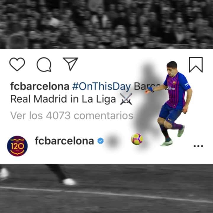 FCバルセロナのインスタグラム