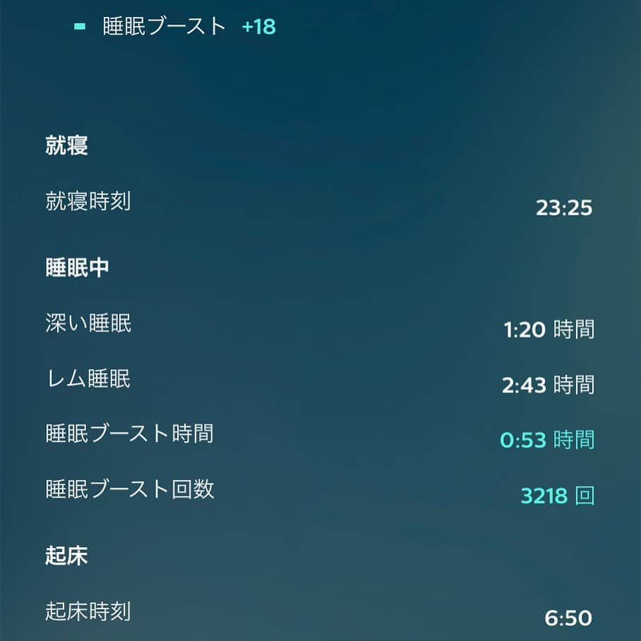 西寺郷太さんのインスタグラム写真 - (西寺郷太Instagram)「寝てる時のデータ。」12月16日 7時09分 - gota_nonareeves