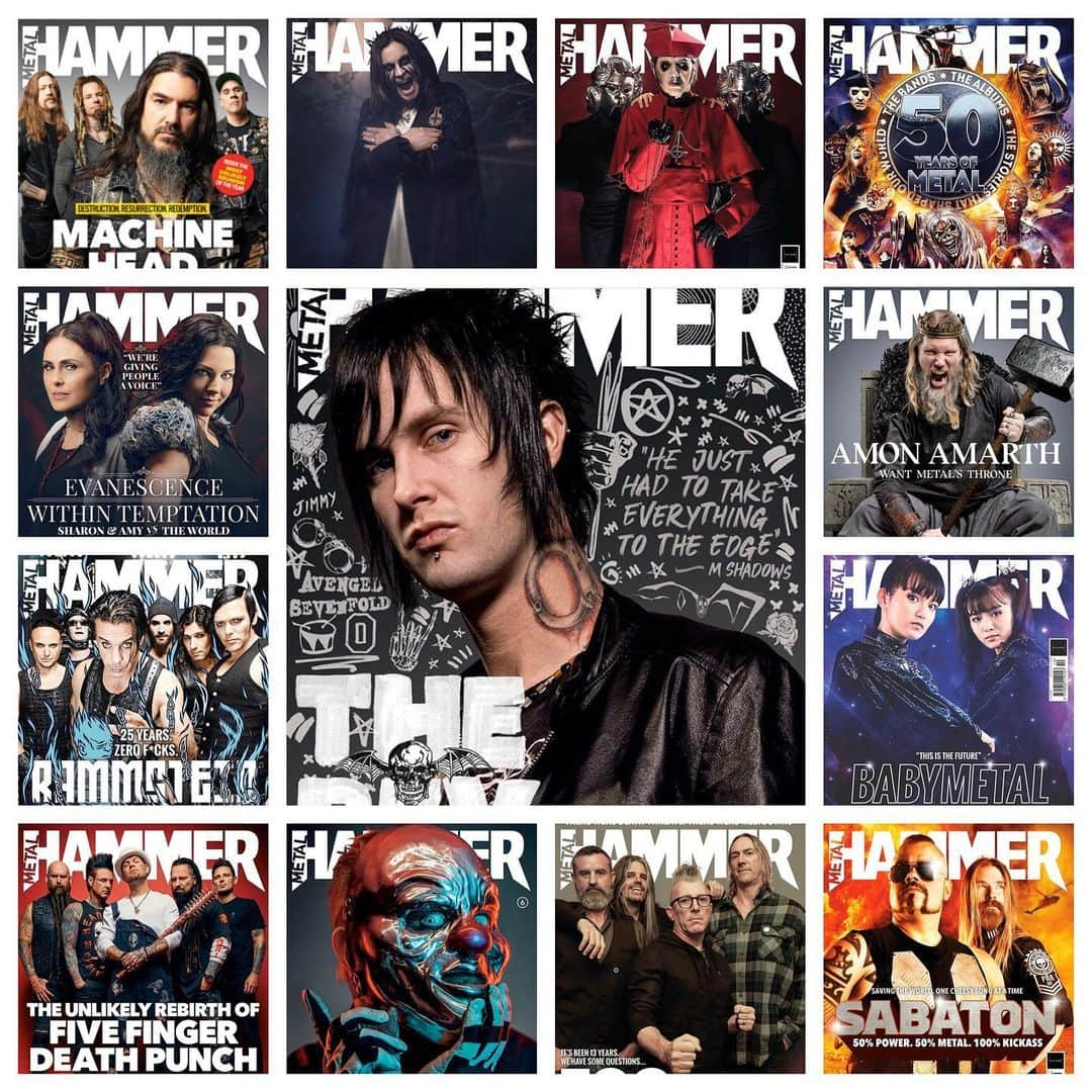 METAL HAMMERさんのインスタグラム写真 - (METAL HAMMERInstagram)「What’s been your favourite Metal Hammer cover of 2019? Share below 👇 #metalhammer #therev #avengedsevenfold #slipknot #babymetal #tool #ghost #machinehead #amonamarth #withintemptation #evanescence #sabaton #ozzyosbourne #50yearsofmetal #rammstein #fivefingerdeathpunch」12月16日 3時16分 - metalhammeruk