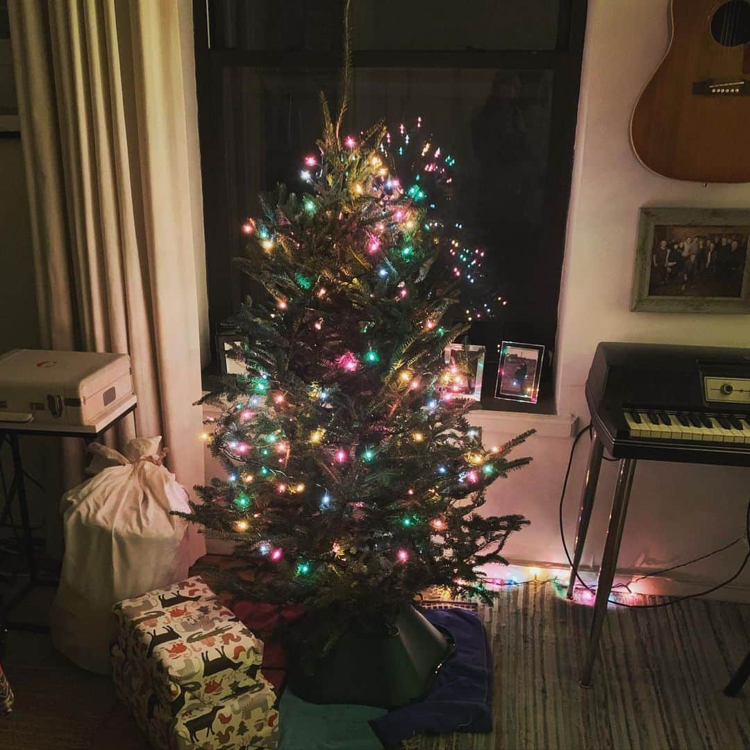 サラ・バレリスさんのインスタグラム写真 - (サラ・バレリスInstagram)「When you’ve been too busy to go get your Christmas tree and it makes your heart break because it’s your favorite thing in the world and then you come home at midnight after working 12 hours on a Sunday and he got one for you.... 😭💕 @joetipps」12月16日 15時07分 - sarabareilles