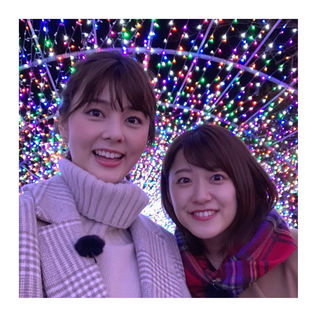 佐藤梨那さんのインスタグラム写真 - (佐藤梨那Instagram)「もうすぐクリスマス🎄 週末はイルミネーションを見にいく人が 多いですよね ✨✨ ♪  少し前に尾崎さんと イルミネーションのロケへ☺️💛 エモい写真が撮れました✨🎄 ．  尾崎さんと#よみうりランド で ジェットコースターに乗ったり 滑り台で転がったり 楽しいロケでした☺️❤️ ♪  #尾崎里紗 先輩  #4枚目は尾崎さんが #私の盛れた写真を撮ってくれました😆  少し投稿が滞ってしまい、すみません😭😂 暖かいところへ数日仕事に行っておりました🐠🏝」12月16日 15時24分 - sato_lina