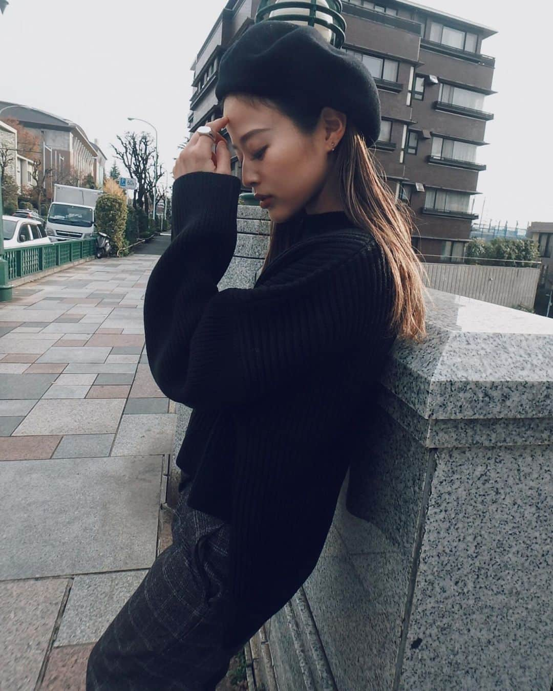 佐野真依子さんのインスタグラム写真 - (佐野真依子Instagram)「■SIDE NECK SLIT KNIT	■STECH LOOSE PT ■SIMPLE WOOL BERET🍂 @emoda_official  @emoda_snap  #mystyleemoda #emoda」12月16日 11時50分 - sanomaisanomai