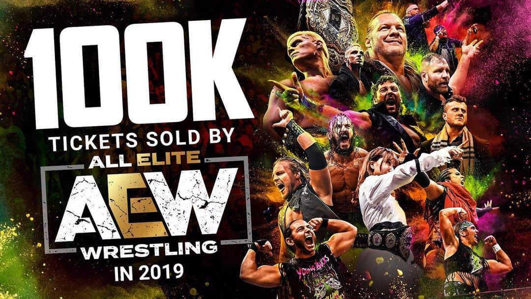 ニック・ジャクソンのインスタグラム：「Thank you fans! 2020 is gonna be huge for AEW.」