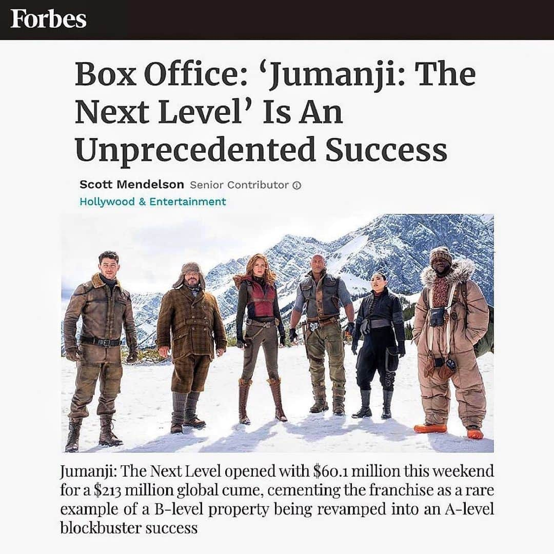 ニック・ジョナスさんのインスタグラム写真 - (ニック・ジョナスInstagram)「So honored to be a part of this incredible cast and franchise. Congratulations to the entire Jumanji team on a huge opening weekend! And most importantly to the fans who continue to show up in such a big way! We love you. #jumanji」12月16日 17時47分 - nickjonas