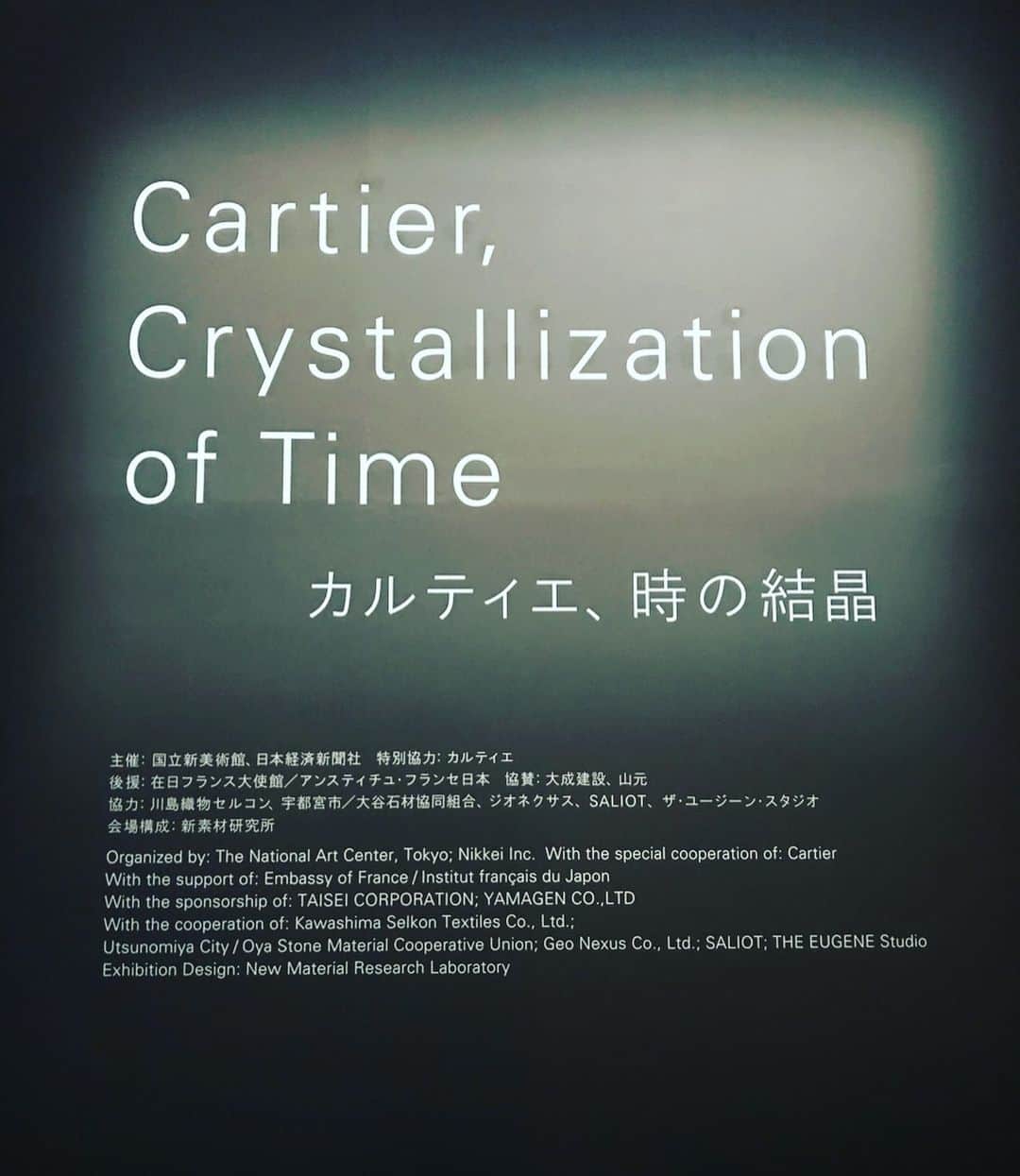 原田佳奈さんのインスタグラム写真 - (原田佳奈Instagram)「・ ・  #カルティエ展  自分の目で見ることに意味があると思う。  #国立新美術館 #cartier  #crystallizationoftime」12月16日 17時53分 - kanaharada1211