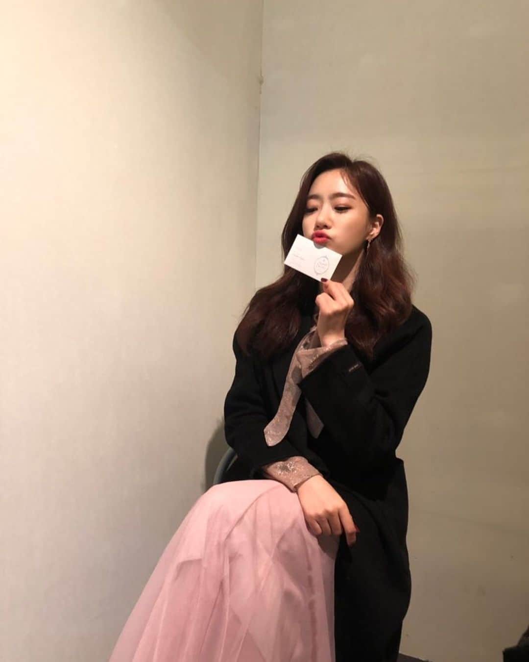 ハム・ウンジョンのインスタグラム：「⠀ ‪大阪でのリリースイベント💞‬ ⠀ ‪この日は寒いのに、見に来てくれてありがとう！‬ ‪Sweet Mateの皆さんの応援で元気もらいました💪‬ ‪大好きだよ🧡🧡🧡‬ ⠀ ‪ #ウンジョン #은정 #EunJung #SweetSnow‬」
