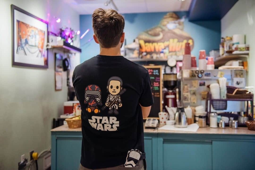 ア ベイシング エイプさんのインスタグラム写真 - (ア ベイシング エイプInstagram)「Celebrate with A BATHING APE® and STAR WARS™ with a special collaboration commemorating the release of Star Wars: The Rise of Skywalker, the final chapter of the Skywalker saga. The galactic lineup of products includes pullover hoodies, crew necks, T-shirts and key chains featuring interpretations of beloved Star Wars™ characters, illustrated in the streetwear brand’s beloved BABY MILO® style. These must-see items for BAPE® and STAR WARS fans will be available from Saturday, December 21st at A BATHING APE® locations. #STARWARSxBAPE」12月16日 22時00分 - bape_japan