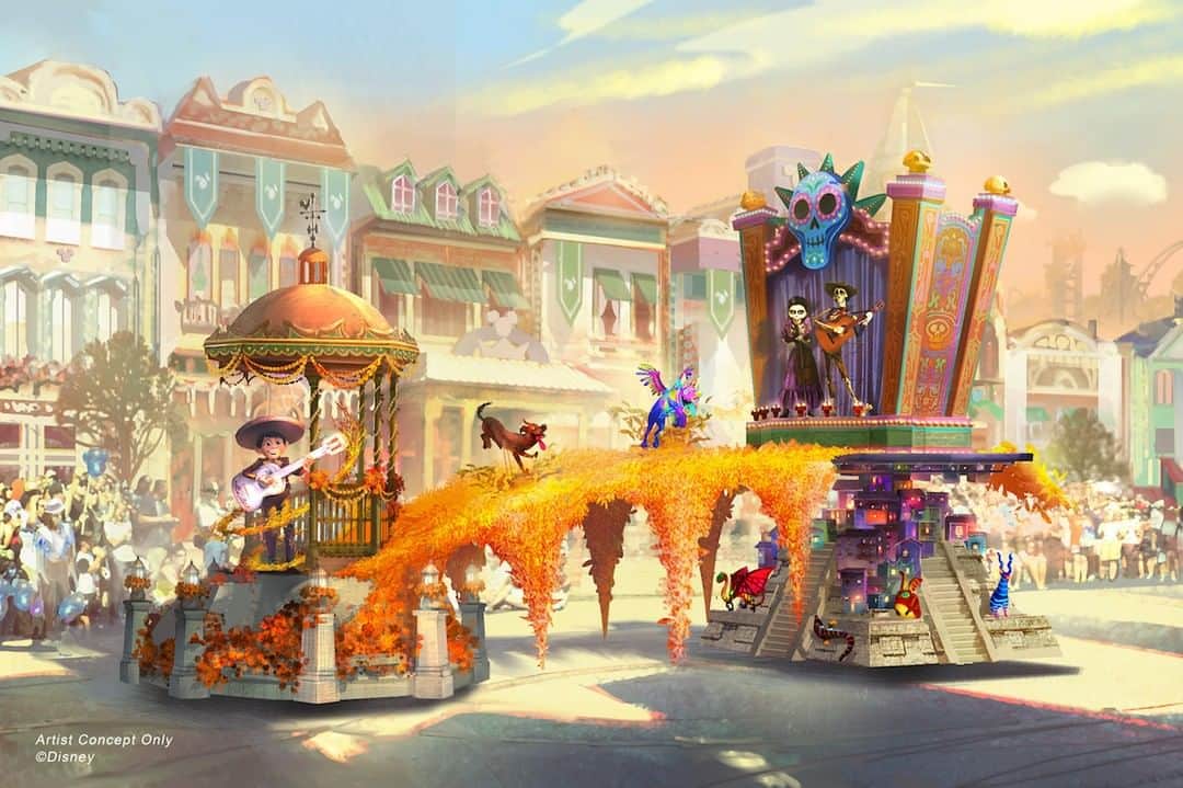 Disney Pixarさんのインスタグラム写真 - (Disney PixarInstagram)「It's the celebration of a lifetime! Get your first glimpse of the all new @pixarcoco float, coming to the "Magic Happens" parade at @Disneyland on February 28.」12月17日 11時00分 - pixar