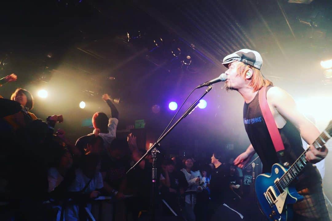 U-tanのインスタグラム：「MELODIC COASTER 放浪記　切磋琢磨　名古屋アポロベース！！OATとガッツりツーマンかましました！どっ平日やのにみんなほんまにありがとう！！めちゃくちゃ楽しい夜やったでー！！おおきに！」