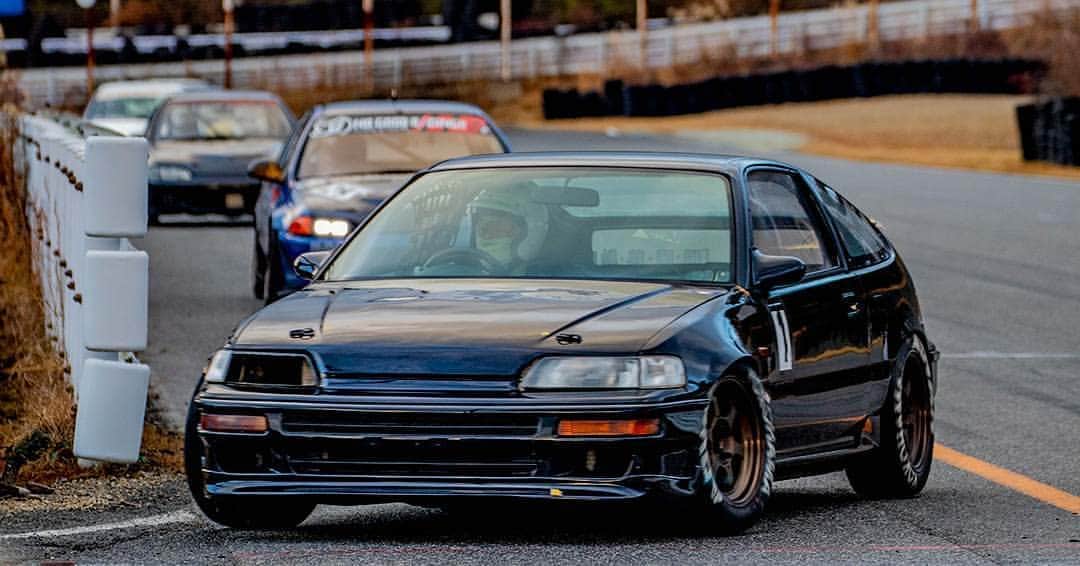 のインスタグラム：「_ WHARP RACING ACROSS Honda EF8 CR-X _ _ Shot on Dec-15 2019 "HONDA VTEC ONE MAKE RACE Rd.5" at Central Circuit (Hyogo, Japan) _ owner: @carmakeacross photo: @mistbahn _ _ JP) 2019年12月15日 セントラルサーキット、ゼロファイターさん主催「HONDA VTEC ONE MAKE RACE」。 _ _ #hondavteconemakerace #zerofighterautocustom #centralcircuit #セントラルサーキット #honda #crx #hondacrx #ホンダcrx #ef8 #ef #efcrx #crxsir #ef7 #ef6 #vtec #ef9 #carmakeacross #wharpracing #瞬間移動 #osakajdm #kanjo #kanjostyle #kanjoracer #kanjozoku #timeattack #timeattackjapan #kswapped #kswap #k20 #k20a」