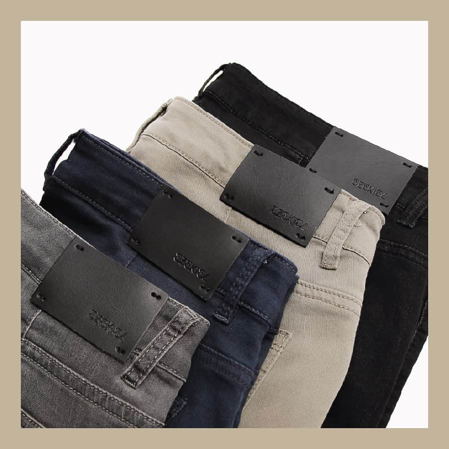 エゼキエルのインスタグラム：「40% off NOW Denim on our website until tomorrow at midnight 〰️」