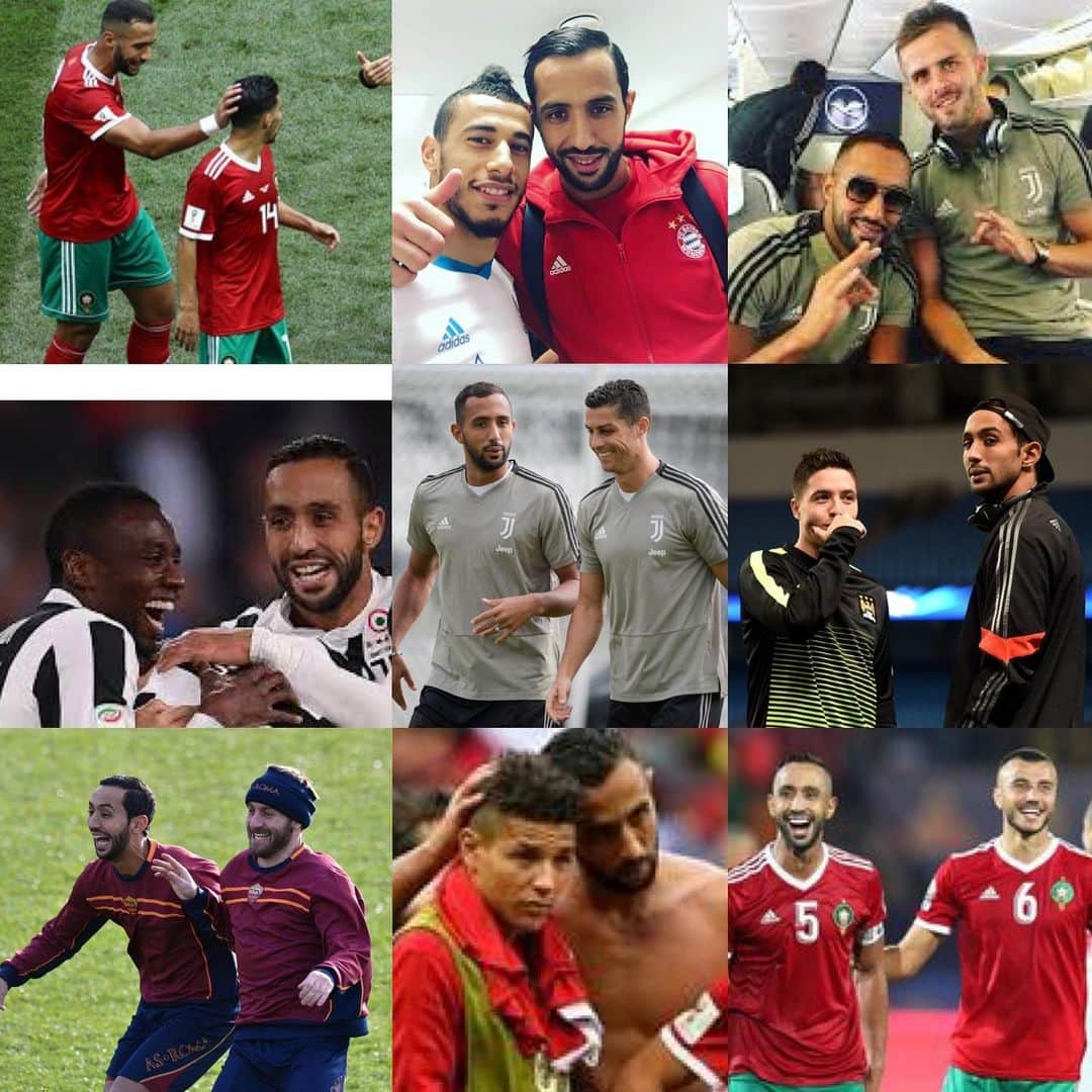 メディ・ベナティアのインスタグラム：「Suite à votre intervention dans l’émission le #vestiaire,Je tiens à tous vous remercier pour vos messages : @blaisematuidiofficiel @cristiano @samnasri8 @ynsbelhandaofficial @rudigarciaoff @danielele_derossi @miralem_pjanic @mbarkboussoufa14 @herve.renard.hr @a.harit14  Romain #Saïss Francesco #Guidolin  Ça a été un grand plaisir d’avoir pu jouer avec vous, mais surtout je suis très fier de vous compter parmis mes vrais amis dans la vie!  Que Dieu vous préserve 😘 🙌🏽 Merci frero @nabil.bkk pour toutes ces surprises 👌🏽👌🏽 #levestiaire @rmc_sport」