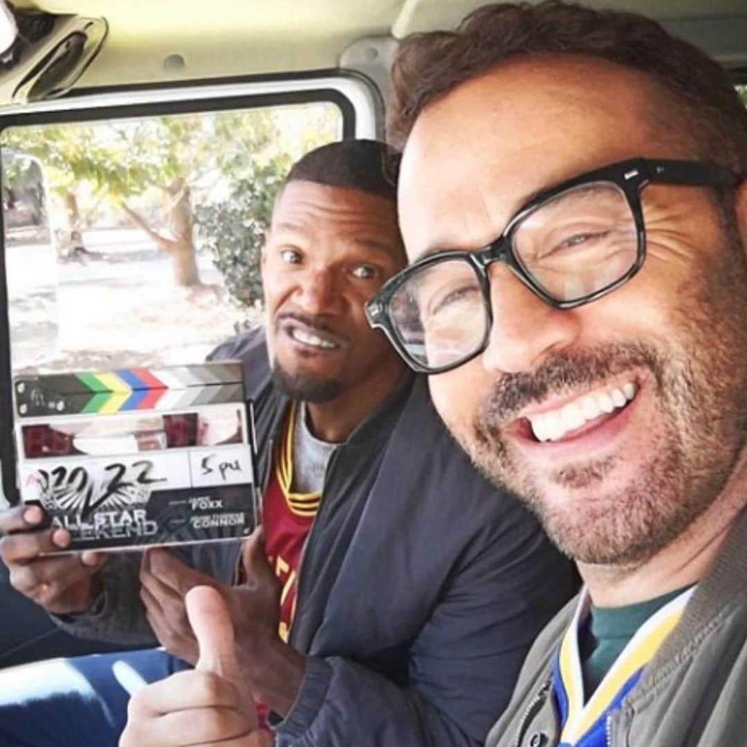 ジェレミー・ピヴェンさんのインスタグラム写真 - (ジェレミー・ピヴェンInstagram)「Glad u were born ! You are the most talented  guy I know @iamjamiefoxx hands down ... loyal  to your family and friends and as generous as they come with your time . Thanks for the laughs and inspiration my man . This was taken on the set of All star weekend (your  writing and directing debut) We all need a good laugh , can’t wait to see it !!! #comedy #fam #allstar #allstarweekendthemovie」12月17日 7時25分 - jeremypiven