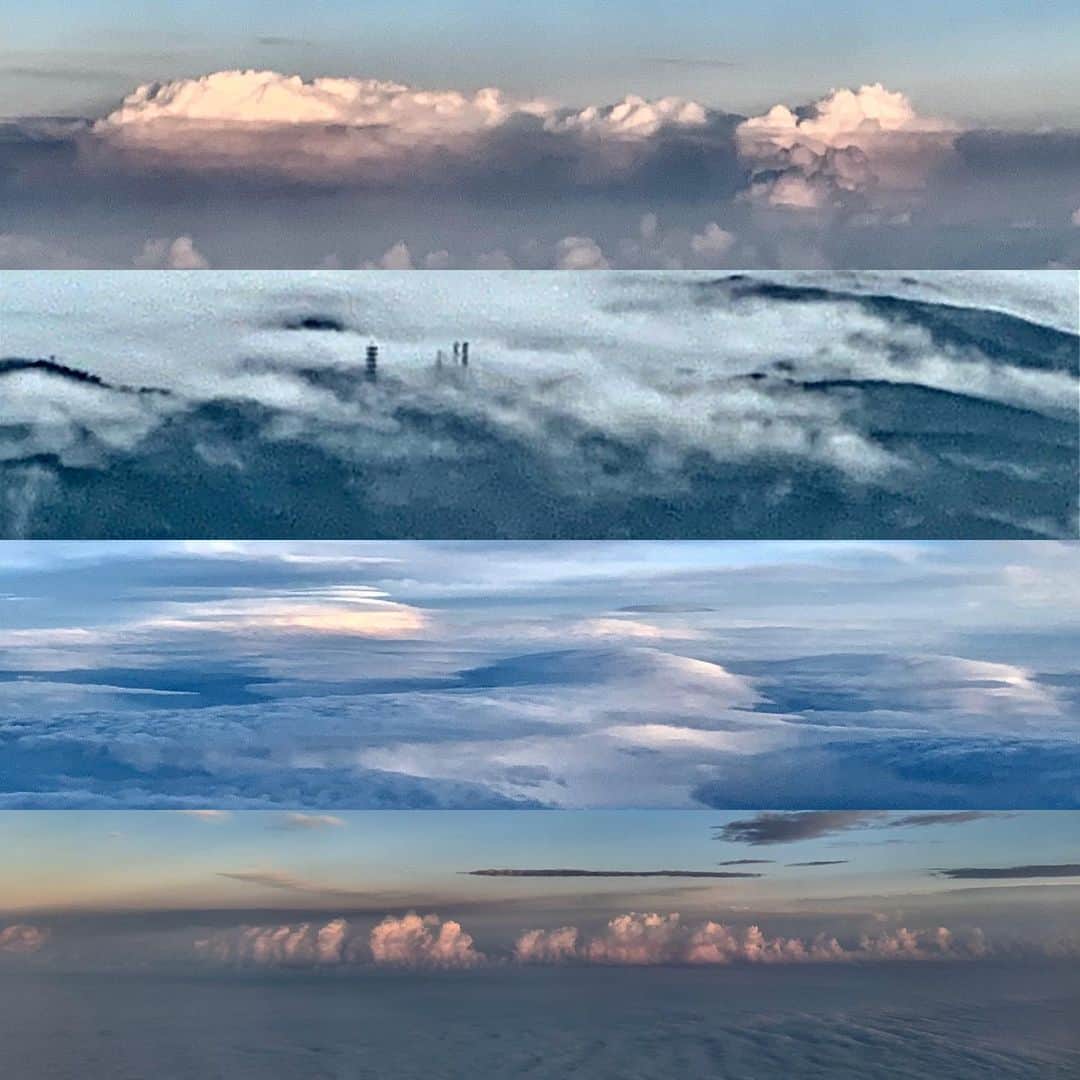 渡辺裕之さんのインスタグラム写真 - (渡辺裕之Instagram)「#飛行機の窓から #雲の上 #大気圏」12月17日 20時14分 - hiroyuki6267