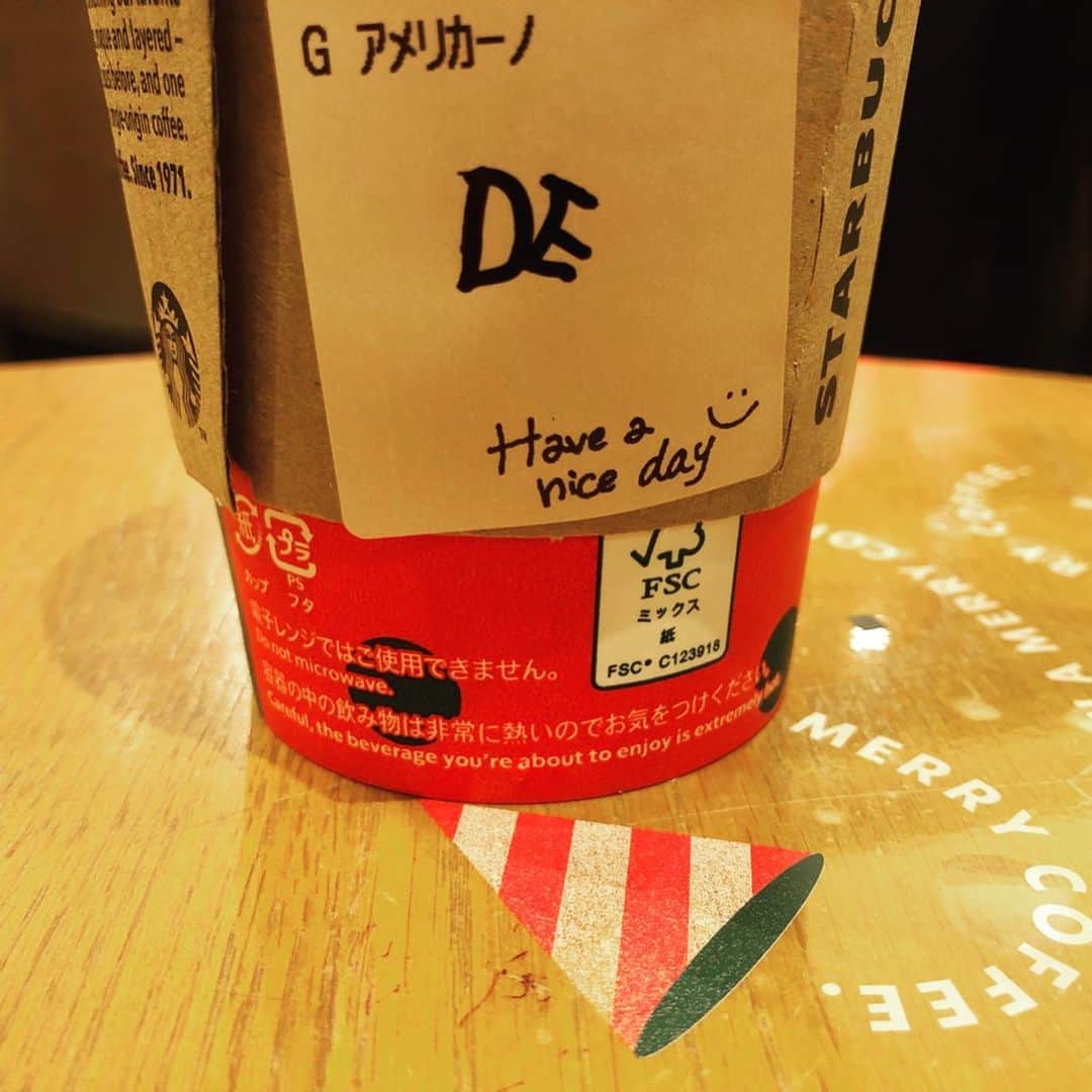 鷹木信悟さんのインスタグラム写真 - (鷹木信悟Instagram)「Have a nice day...☕️ #starbucks」12月17日 18時44分 - takagi__shingo