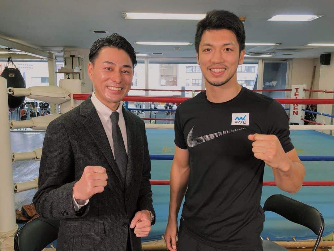 木村拓也のインスタグラム：「今日のit!にて、防衛戦を控える村田諒太選手のインタビューをお伝えします！ #村田諒太 #ボクシング #🥊#ライブニュースイット#ミドル級」