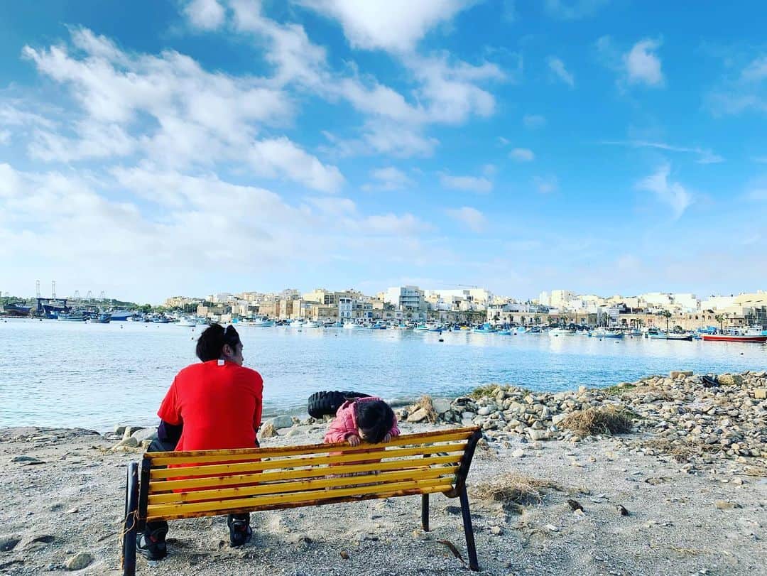 窪塚洋介のインスタグラム：「I'm enjoying Malta with family. It's very beautiful and deep. strong contrast. Like a Ying&Yang. #malta #gozo #adventureking」
