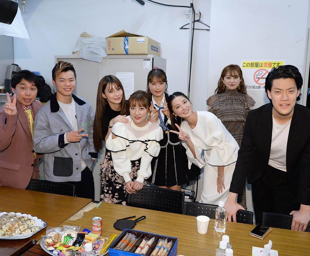 大石絵理のインスタグラム：「今夜のトリニク3時間スペシャル、見てね💕19:00〜テレビ朝日/ABCで放送です😉みんな仲良しで楽しいメンバー😚😚あみちゃん😂 @amikikuchi0905」