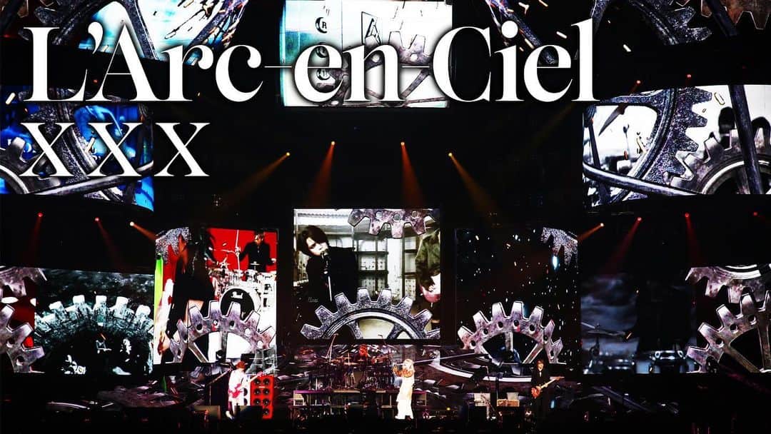 L'Arc-en-Ciel【公式】のインスタグラム：「本日24:00より「X X X [25th L'Anniversary LIVE]」LIVE映像プレミア公開！ "X X X [25th L'Anniversary LIVE]" will be unveiled with YouTube Premieres at 24:00/JST tonight! ¡El videoclip de "X X X [25th L'Anniversary LIVE]" será revelado en YouTube Premieres a las 24:00/JST esta noche! O video de "X X X [25th L'Anniversary LIVE]" será revelado no YouTube Premieres às 24:00 / JST nesta noite! Le vidéo de "X X X [25th L'Anniversary LIVE]" sera dévoilée sur YouTube Premieres à 24h00 / JST ce soir! Das "X X X [25th L'Anniversary LIVE]" wird heute Nacht , 12. Dezember JST, um 24Uhr auf YouTube Premieres ausgestrahlt. 今天日本時間24:00起將會於YouTube Premieres搶先公開「X X X [25th L'Anniversary LIVE]」LIVE影片!　 今天日本时间24:00起将会于YouTube Premieres抢先公开《X X X [25th L'Anniversary LIVE]》LIVE视频!　 오늘 24:00부터 YouTube프리미어 공개로 "X X X [25th L'Anniversary LIVE]" LIVE 영상 해금(解禁)! #LArcenCiel #LArc #ラルク#彩虹樂團  #LArcMMXX #ARENATOURMMXX #MMXX」