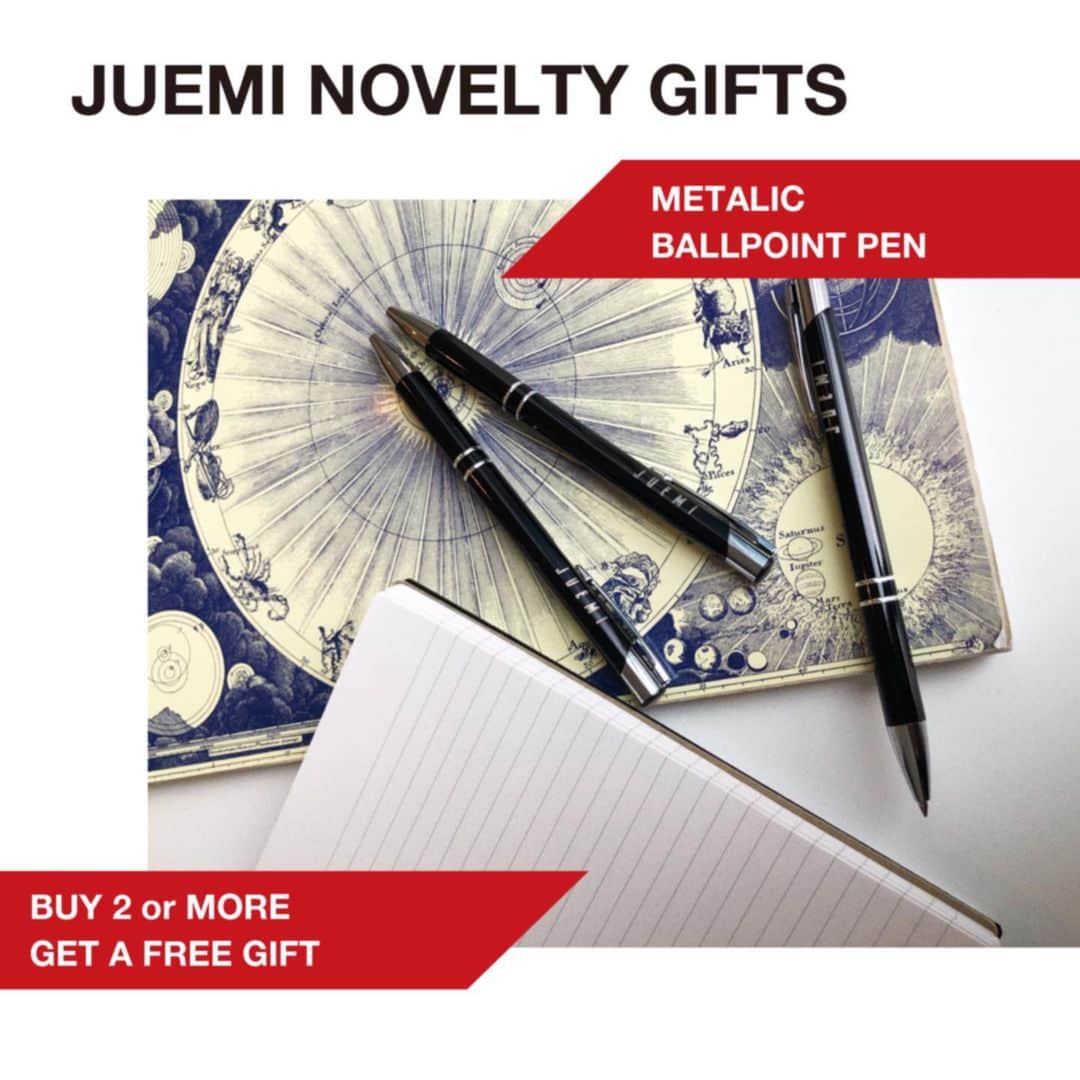 Juemiさんのインスタグラム写真 - (JuemiInstagram)「WEB NOVELTY 🖊 本日より2点以上お買い上げのお客様にオリジナルボールペンをプレゼント！なくなり次第終了となります。 #juemi #juemistyle #novelty」12月17日 17時47分 - _juemi_