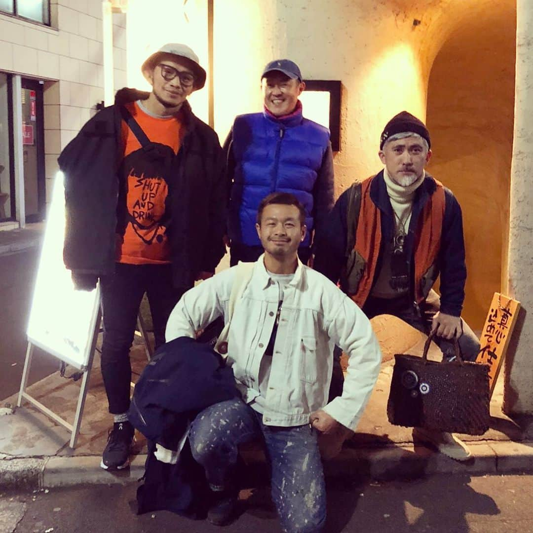 宇野薫さんのインスタグラム写真 - (宇野薫Instagram)「昨夜は古着・ファッションの先輩方との、 楽しい会でした。ありがとうございました！  #beams #beamsgolf #ビームス #berberjin #ベルベルジン #古着 #原宿 #onehundredathletic」12月17日 17時53分 - caoluno