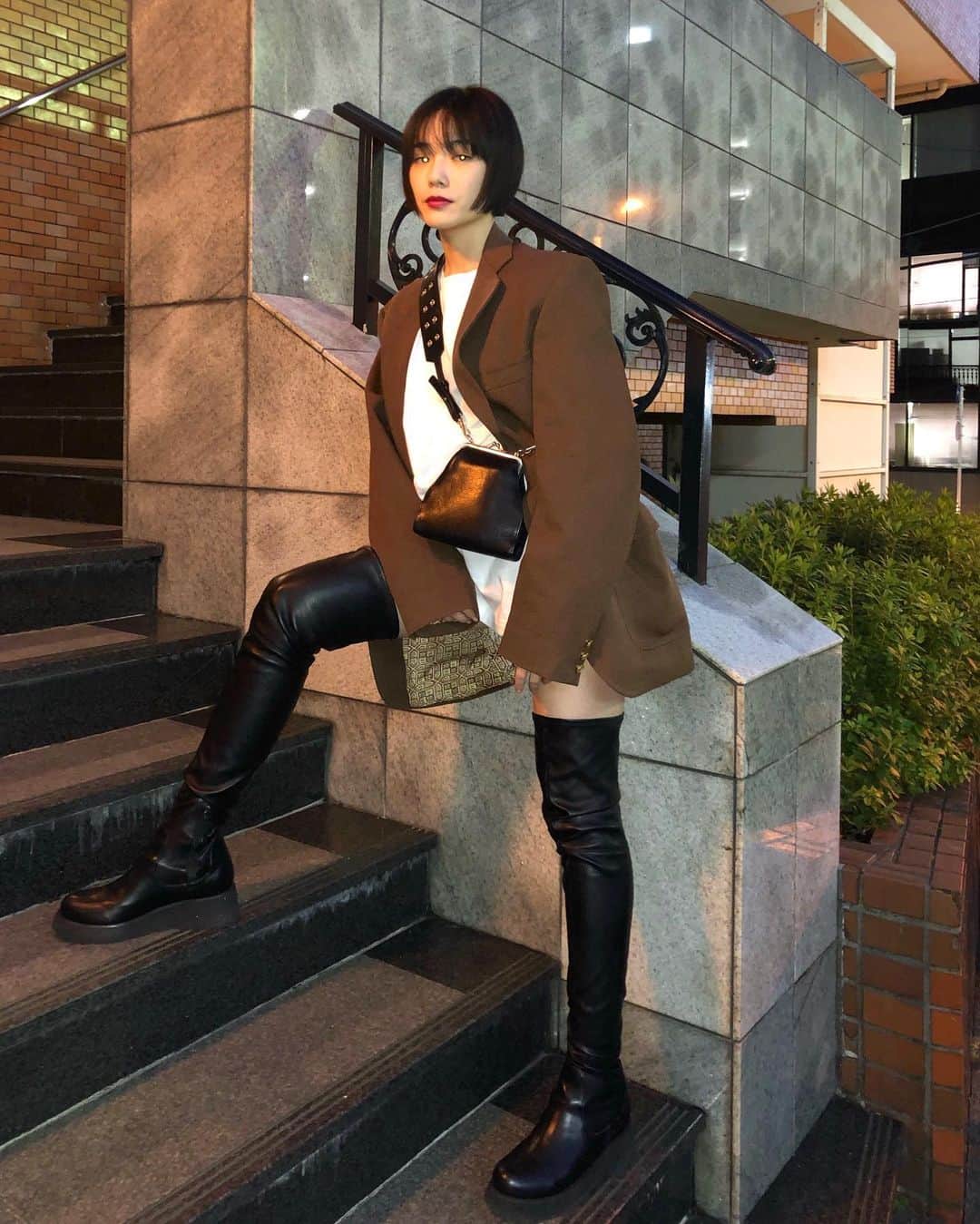 Mikako さんのインスタグラム写真 - (Mikako Instagram)「よく質問がくるこのジャケットはビンテージです🧥 たくさん着倒して、たくさん愛してあげた後、妹にあげるって決めてる。」12月17日 18時01分 - mikako_faky