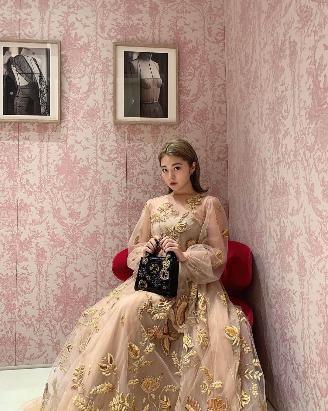 浪花ほのかのインスタグラム：「、 、 、  @dior  #dior 2020」