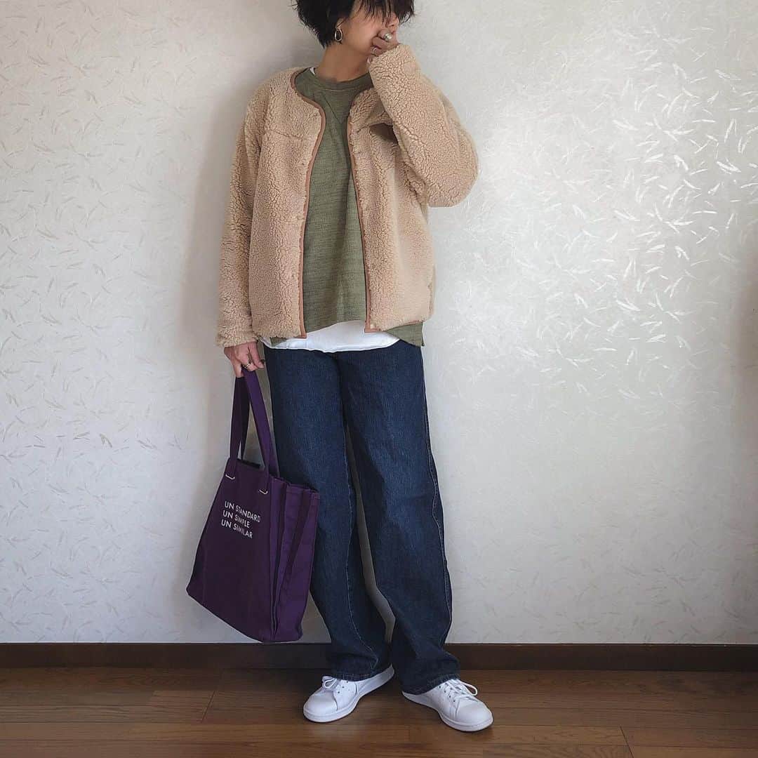ak_m1120さんのインスタグラム写真 - (ak_m1120Instagram)「@bebemignon_official ルーズニットの着回し☺︎ . . . 久々に体重計に乗ったら、衝撃的な数字を叩き出してしまいました。 . . . がんばる私 私がんばる . . . . tops#bebemignon @bebemignon_official  pants#nikoand #uniqlo  @nikoand_official @uniqlo . . . . . #fashion #code #instagood #instafashion #ママコーデ #ママファッション #ニットパンツ #着回しコーディネート #スタンスミスコーデ #コンバース #カーブジーンズ #ユニクロ #wear更新」12月17日 20時43分 - ak_m1120