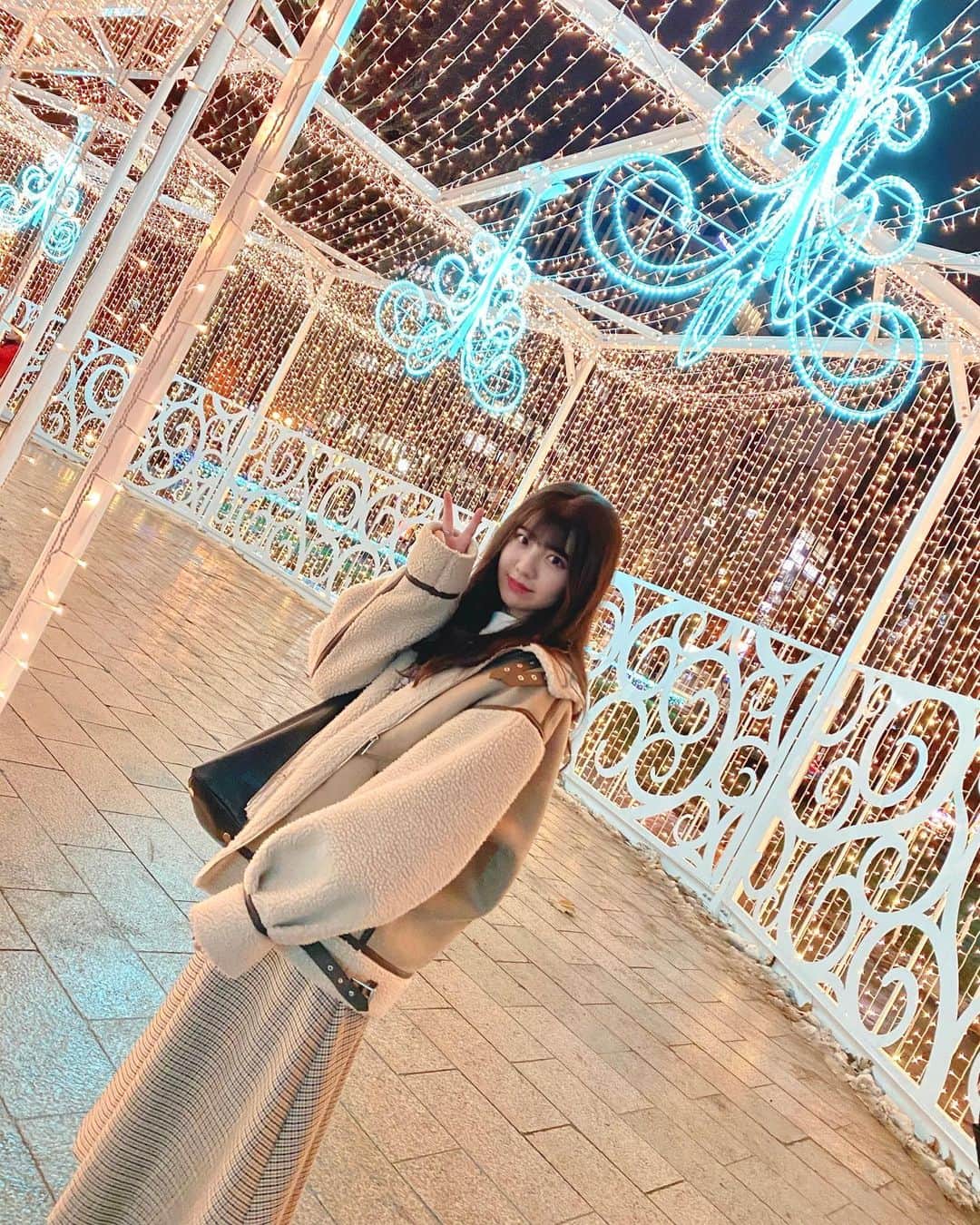小玉梨々華のインスタグラム：「イルミネーション」