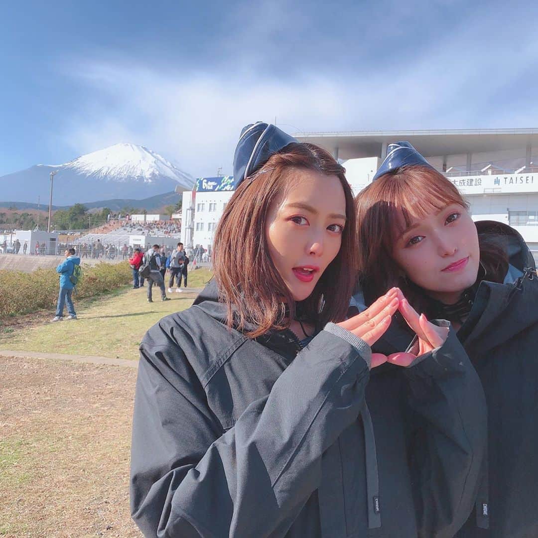 比良祐里のインスタグラム：「この日は富士山が綺麗だった🗻💓 . . #TGRF2019 #FLEXGIRL」