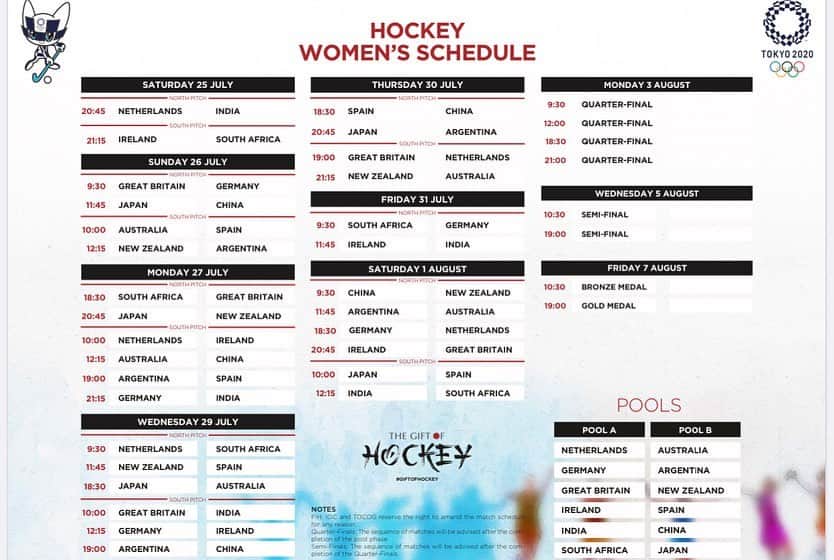 及川栞さんのインスタグラム写真 - (及川栞Instagram)「. The gift of hockey...🎁 2020 TOKYO Hockey Schedule!! 本日、オリンピック競技の団体種目の中で一番最初にホッケー競技のオリンピックでのタイムスケジュールが発表されました。 タイムスケジュール表を1番にめくって見て、どんどん実感してきました。 あと、７ヶ月ちょっと。しっかり準備します！🌸🇯🇵🏑 引き続き応援よろしくお願いします！ 📸Photo by MY HOCKEY #hockey#olympics#schedule#announcement#さくらjapan#さむらいjapan#2020tokyo」12月17日 22時40分 - shihori.3