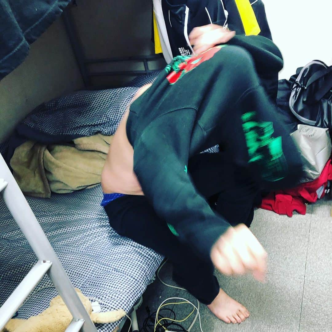 兵頭彰のインスタグラム：「みんな大好き石川選手のオフショット！ …あれ？ #bjw #大日道場の日常 #ユウキじゃなくてユウジ」