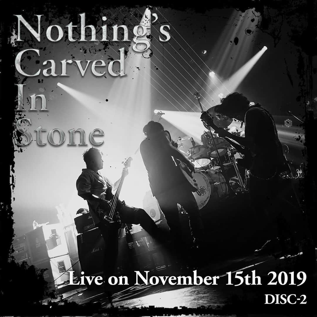 Nothing’s Carved In Stoneさんのインスタグラム写真 - (Nothing’s Carved In StoneInstagram)「【配信リリース開始】﻿ 11/15に仙台GIGSにて開催した”Live on November 15th 2019”ライブ音源の配信リリースが本日よりスタートしました。﻿ ﻿ 当日披露した楽曲が全曲収録されています。﻿ ぜひチェックしてみてください。﻿ ﻿ ダウンロード先など詳細はオフィシャルサイトをご覧ください。﻿ ﻿ ﻿ Nothing’s Carved In Stone﻿ Digital Live Album﻿ 「Live on November 15th 2019」﻿ 各1,800円﻿ NOW ON SALE﻿ ﻿ [DISC-1]﻿ 01. Kill the Emotion﻿ 02. Crystal Beat﻿ 03. Like a Shooting Star﻿ 04. In Future﻿ 05. The Poison Bloom﻿ 06. Crying Skull﻿ 07. Sands of Time ﻿ 08. きらめきの花﻿ 09. シナプスの砂浜﻿ 10. Pride﻿ ﻿ [DISC-2]﻿ 01. Milestone﻿ 02. Alive﻿ 03. Spirit Inspiration﻿ 04. Around the Clock﻿ 05. Music﻿ 06. Isolation﻿ 07. Out of Control﻿ 08. November 15th﻿ 09. Shimmer Song﻿ 10. Beginning﻿ ﻿ #nothingscarvedinstone #ナッシングス #ncis #silversunrecords #november15th」12月18日 0時09分 - nothingscarvedinstone