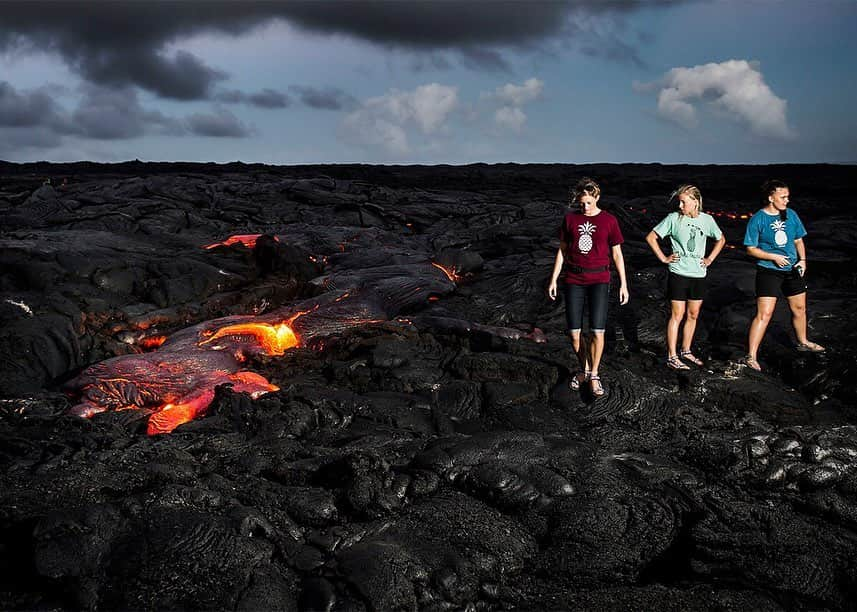 ナショナルジオグラフィックさんのインスタグラム写真 - (ナショナルジオグラフィックInstagram)「Photos by @dina_litovsky | At Hawaii Volcanoes National Park, visitors are surrounded by the glowing lava of Kilauea, the youngest and most active volcano on the Big Island. The lava has been almost continuously flowing since 1983, attracting volcanophiles, adrenaline-loving tourists who get close enough to the lava to poke it with a stick. These images were taken in 2017. In May 2018, Kilauea erupted, destroying over 700 homes and devastating the surrounding areas. Geologists have long warned about the perils of such tourism, since eruptions can happen without warning. The tragic events of last week are a stark reminder that the danger is real. While visiting an active crater on the White Island, New Zealand, the volcano suddenly erupted, leaving eight people dead and more than 30 injured.」12月18日 0時52分 - natgeo