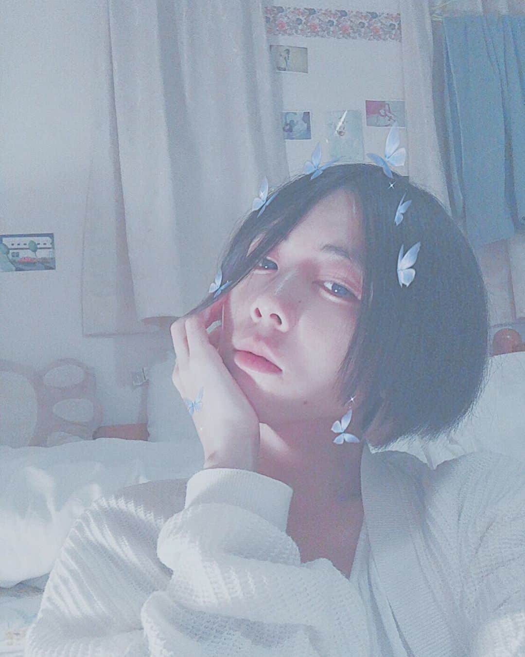 木村仁美のインスタグラム：「宙🦋」