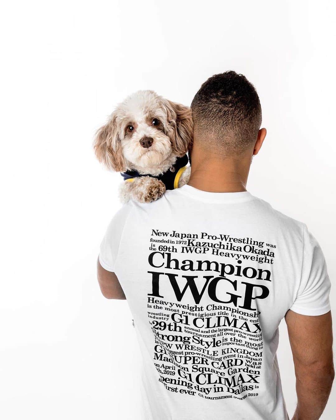 ロッキー・ロメロさんのインスタグラム写真 - (ロッキー・ロメロInstagram)「Pro-Dog Dad... 🐶 #wk14 #njpw #njpwworld」12月18日 2時51分 - azucarroc
