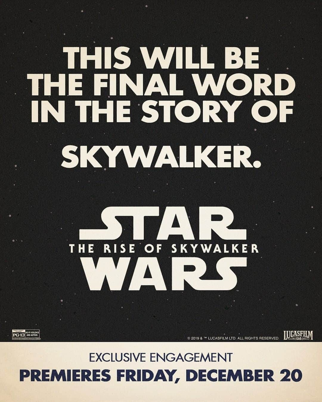 スター・ウォーズさんのインスタグラム写真 - (スター・ウォーズInstagram)「See #StarWars: #TheRiseOfSkywalker in theaters this Friday. Get tickets: (Link in Bio)」12月18日 3時00分 - starwars