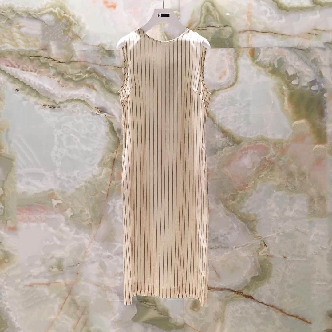 のインスタグラム：「＜YOHEI OHNO＞ cupra stripe dress ¥22,000-(+tax)  #H_beautyandyouth @h_beautyandyouth  #BEAUTYANDYOUTH #Unitedarrows #yoheiohno」