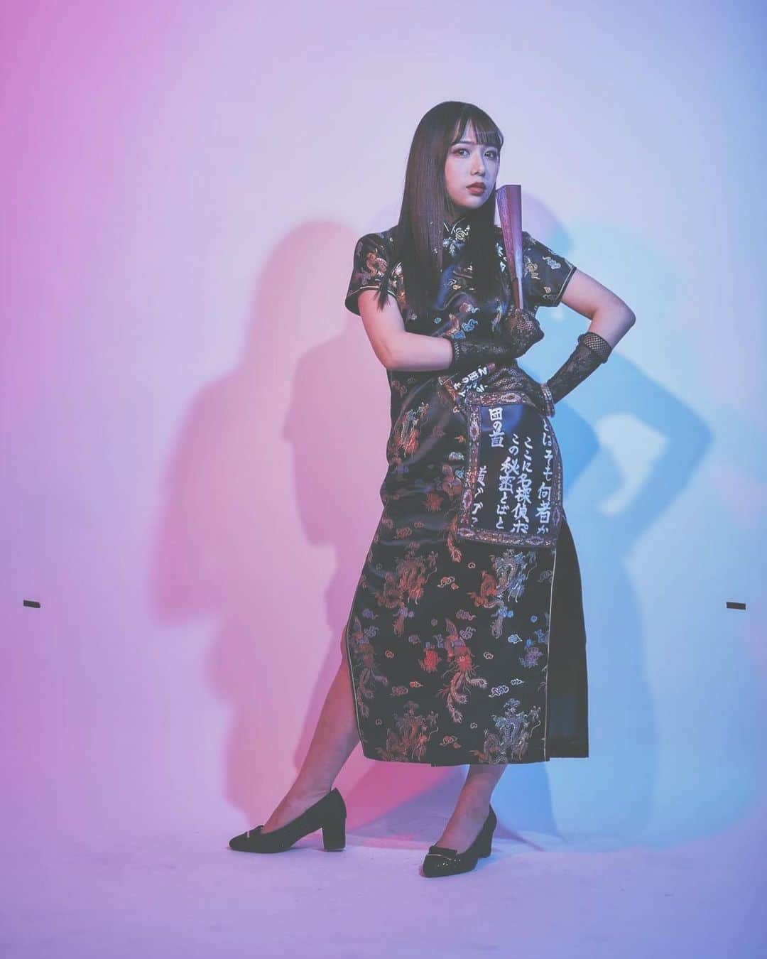 水城夢子のインスタグラム：「2019年 夜来ちゃんが圧倒的人気だったのであげとく 来年はどんな夢子がみたい☺️？？ . . . . . . #チャイナドレス #舞台 #japanesegirl #偶像 #アジアンファッション #ジゴマ #girl #チャイボーグ」