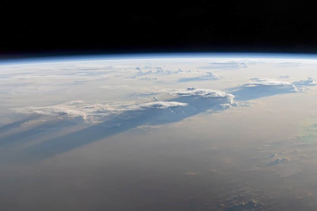 NASAさんのインスタグラム写真 - (NASAInstagram)「Everything the light touches 😍⁣ ⁣ As an astronaut snapped this photo from the International Space Station (@ISS), anvil clouds towered over the northeastern coast of Brazil. Anvil clouds are caused by atmospheric instability and are often accompanied by thunderstorms. You can distinguish the anvil clouds in this photo from their flat, wide tops.⁣ ⁣ Image Credit: NASA⁣ ⁣ #NASA #Space #Earth #clouds #storms」12月18日 7時00分 - nasa