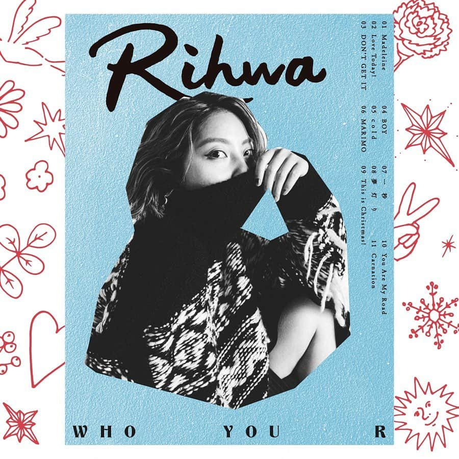 Rihwaさんのインスタグラム写真 - (RihwaInstagram)「Good Morning!🧡☀️☃️❄️ Rihwa New album "WHO YOU R"から2曲、今日から先行配信スタートです！🎄💓 みんなのクリスマスプレイリストに、09. This is Christmas! も仲間入りしたら嬉しいなぁ〜！🎄🍪🔔🎅🏻❄️❤️ . . Love to my dearest 'WHO YOU R' team!!!!!🌟❄️❄️ . 📷ARTWORKS👠 @masakiogino  @kikigraphix  @sohasegawa  @megumikuji_luckhair  @hironori_yagi . 🎙SONGS🎶 #YouAreMyRoad #ThisisChristmas @goshu27  @lucky13kuma @naoto.iizuka  @knzsmt  @matsushitapanao  #銘苅麻野  #須原杏 #角谷奈緒子 . . #Rihwa #new #album #songs #recording #jacket #artwork #team #Japan #Tokyo #cool #great #awesome #love #beautiful #piece #peace #music」12月18日 8時32分 - rihwa_official