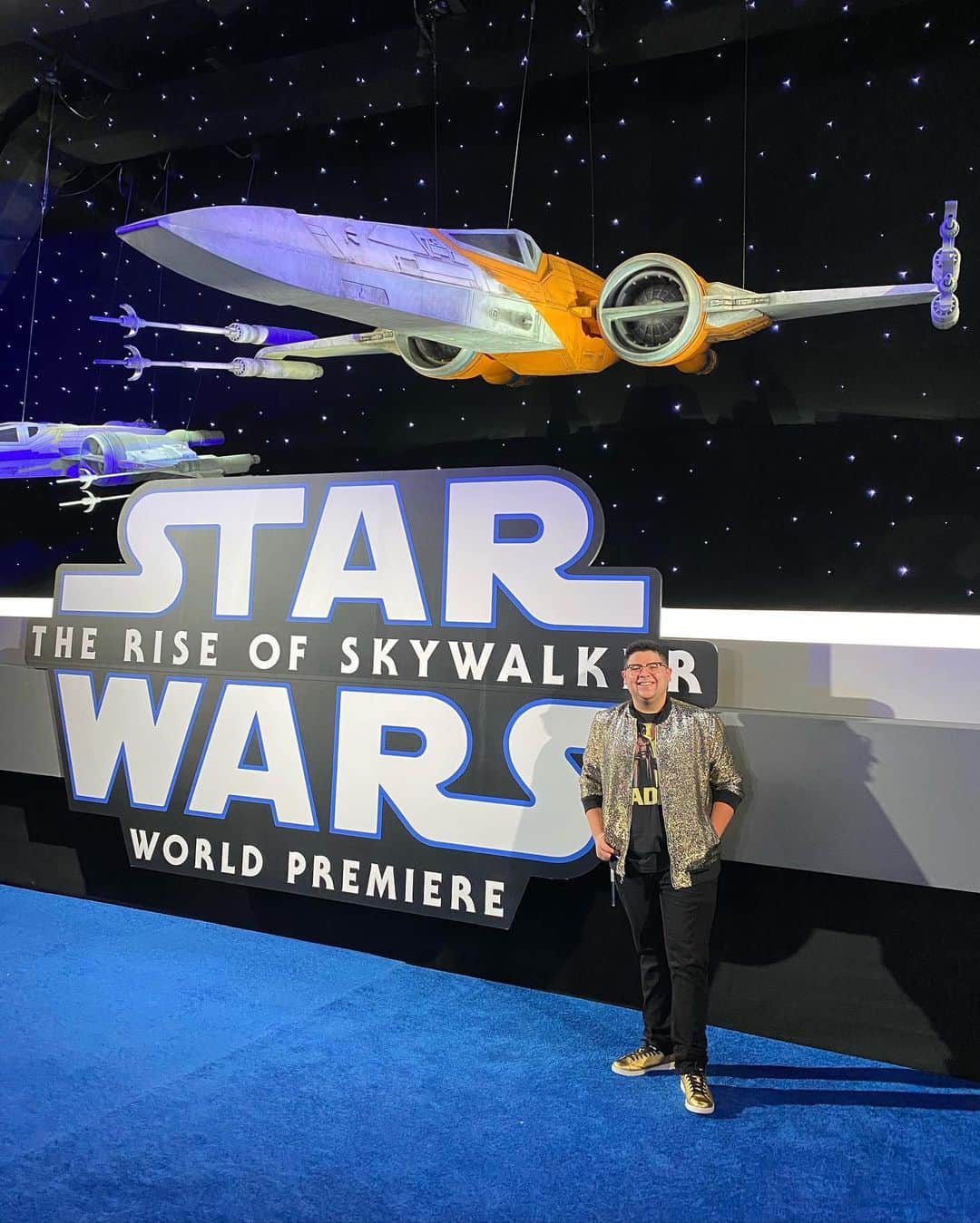 リコ・ロドリゲスのインスタグラム：「The force was strong with us at the premiere of @starwars #TheRiseOfSkywalker last night!! This event was one for the books!!」