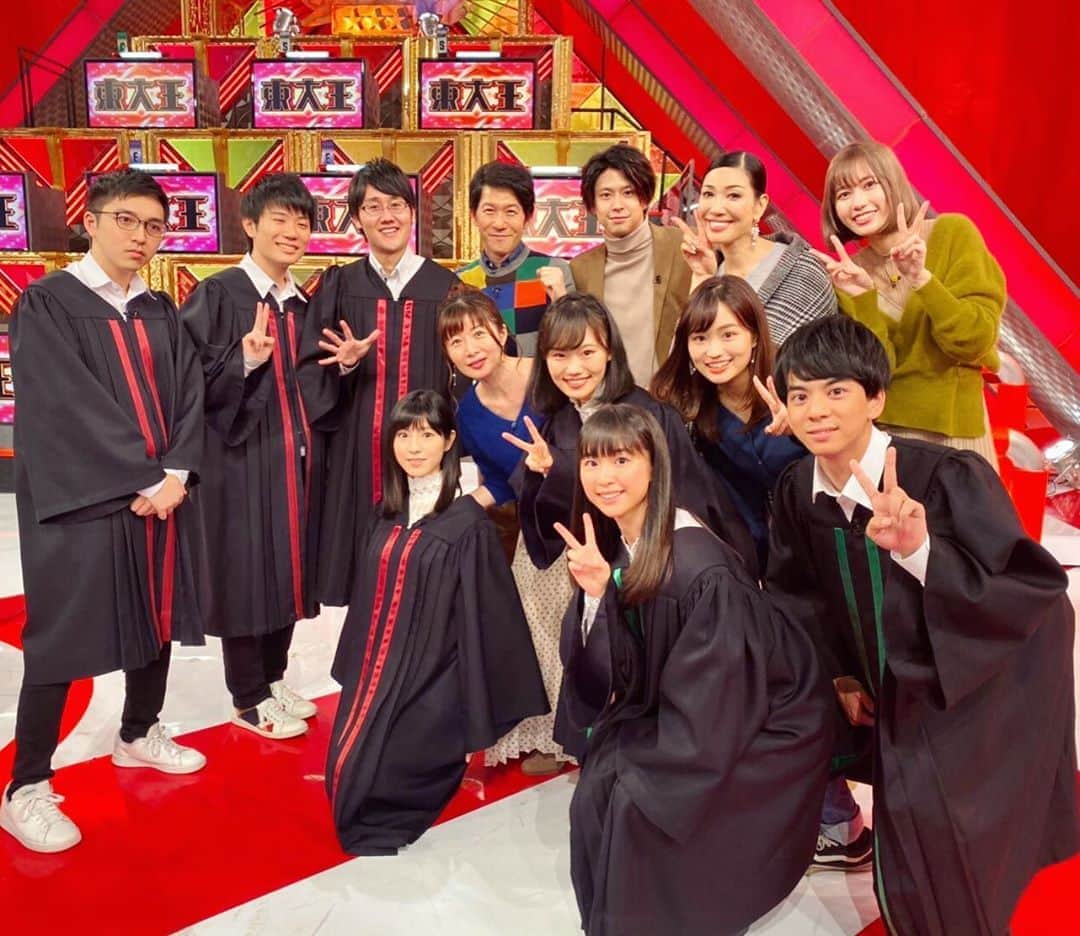 のインスタグラム：「今日はTBS【東大王3時間スペシャル】の放送の日でした✨ 。 　鈴木光ちゃんが予備試験合格されたとのこと！おめでとうございます㊗️ 。 　人生を見据えた大切な勉強をしながら、みんな番組にも全力で取り組まれていて、本当にこの番組はみんなが一生懸命で、本気の知性のぶつかり合いが心地良い... 尊敬します✨☺️ 。 私ももっともっと美術や世界遺産、地方の祭りや国旗、小説や歴史上の人物など、学ばなくては！ 。 世界には知らないことが沢山あって、知れば知るほど楽しい🎵☺️ 。 #東大生の皆さんピュアで真摯で刺激を受けます✨ #そして富永美樹さんや宮川一郎太さんたち大人になって学び続ける皆さんも尊敬して刺激を受けます！ #ゆきりぬちゃんはノートにして漢字まとめを下さったり優しい🎵 #明日は19時53分から21時48分までテレビ東京の陣取りクロスワードに出演 #23時30分から24時25分まではDJオッシーディスコTV Xmas1時間SPに出演します！ ニット、マント　#lequipe  パンツ 　#enfold イヤリング 　#abiste  靴 　#zara ベルト 　#moga」