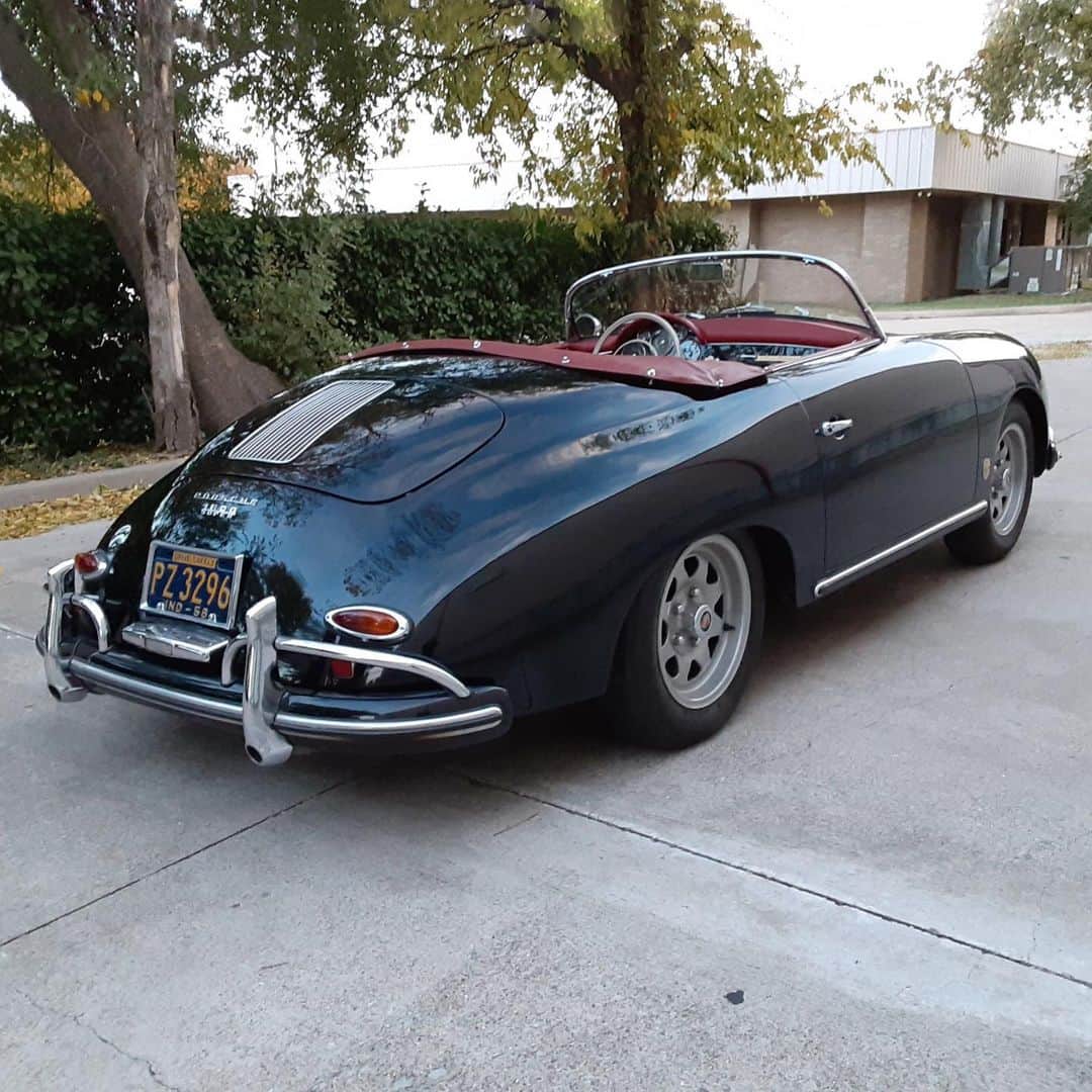 HYPEBEASTさんのインスタグラム写真 - (HYPEBEASTInstagram)「#hypeAF: A 1958 @porsche 356A 1600 Speedster with over 500,000 miles is currently up for auction in its original guise over at Bring a Trailer. It was ordered from the factory in black over red leather, and comes with a host of special-order finishes such as coupe seats, a pair of McAfee alloys from the ’70s and the deletion of a hood handle, side spears, and the car’s quintessential Speedster script on its rear. Swipe for a look at it. ⁠⠀ Photo: Bring a Trailer」12月18日 16時21分 - hypebeast