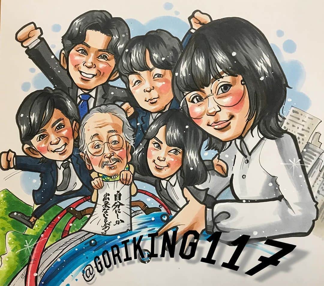 似顔絵★𝗚𝗢𝗥𝗜𝗞𝗜𝗡𝗚のインスタグラム